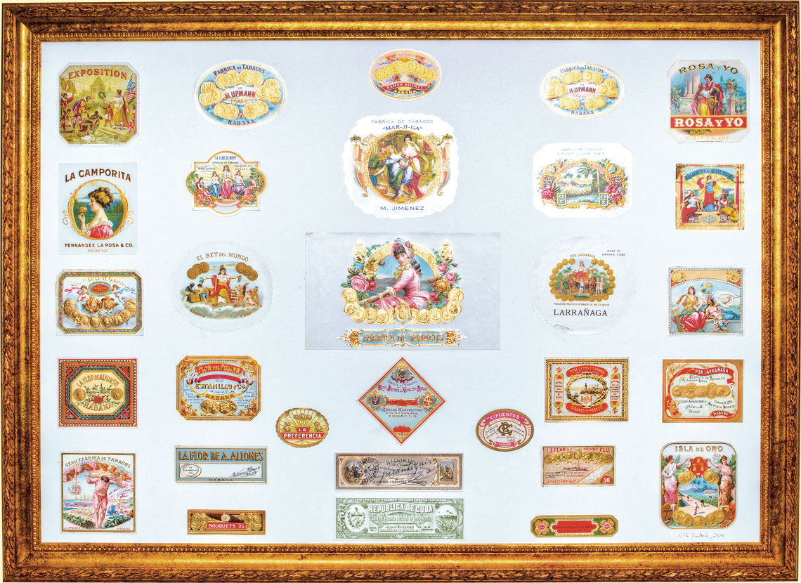 Lithographs from a bygone cuban cigar culture